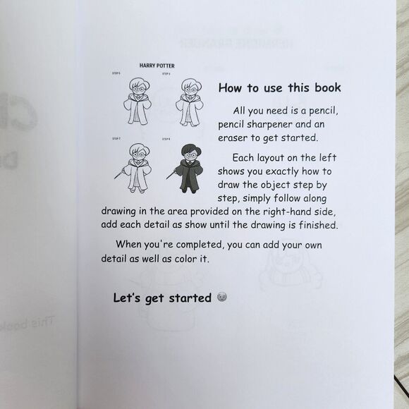 Harry's Characters Drawing Guide For Kids: Learn to Draw Your Fav 25 Characters - Picture 3 of 9